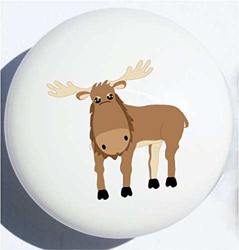 Single Woodland Forest Animal Ceramic Drawer Knobs Pulls Children's Nursery Decor
