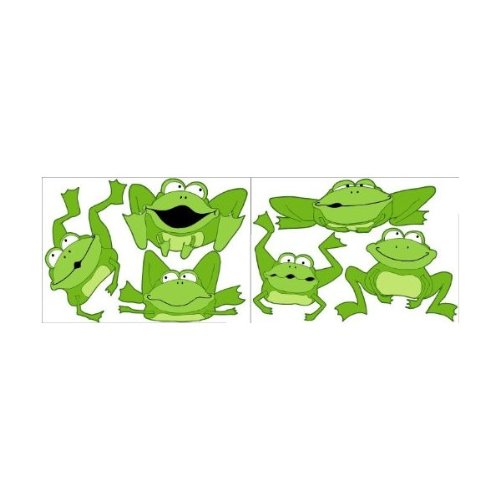 Large Green Frog Wall Stickers, Decals, Wall Decor