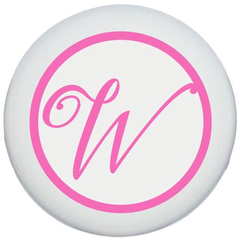 Presto Chango Pink Monogram Letter Drawer Knob Pulls
