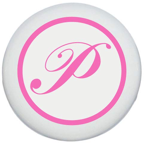 Presto Chango Pink Monogram Letter Drawer Knob Pulls