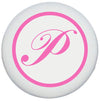 Presto Chango Decor Pink Monogram Letter Drawer Knob Pulls, Ceramic Dresser Knobs for Personalized Cabinets and Furniture