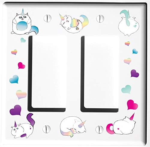 Caticorn Light Switch Cover Plates