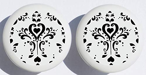 Damask Drawer Pull Knobs