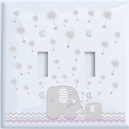 Dandelion Elephant Light Switch Cover Plates and Outlet Covers