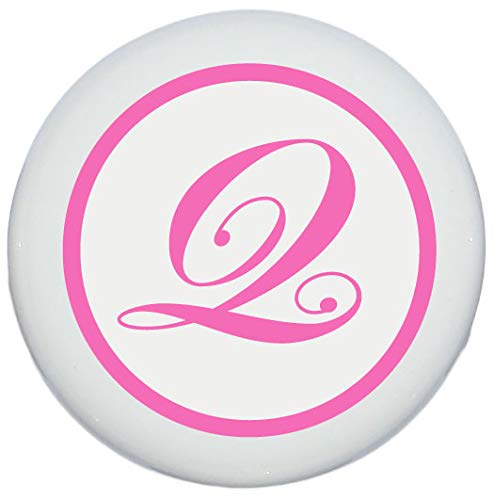 Presto Chango Pink Monogram Letter Drawer Knob Pulls