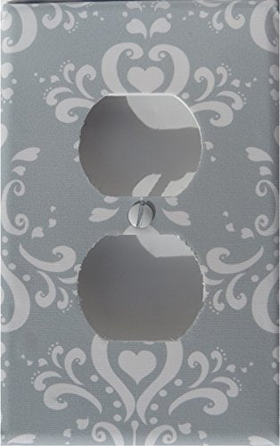 Damask Light Switch Cover Plate and Outlet Covers