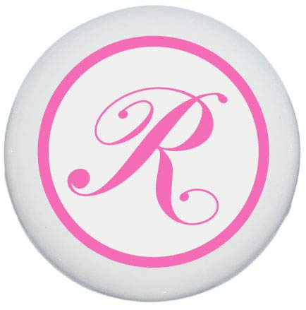 Presto Chango Pink Monogram Letter Drawer Knob Pulls