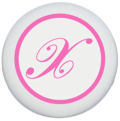 Presto Chango Pink Monogram Letter Drawer Knob Pulls