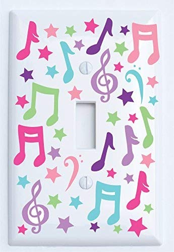 Music Notes Light Switch Plate and Outlet Covers / Music Wall Decor