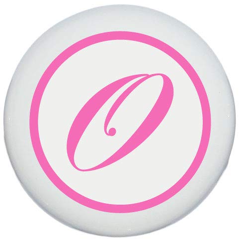 Presto Chango Pink Monogram Letter Drawer Knob Pulls