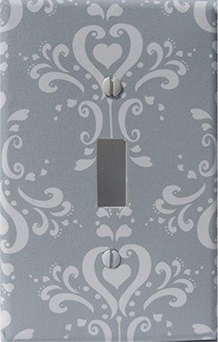 Damask Light Switch Cover Plate and Outlet Covers