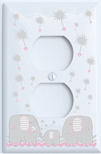 Dandelion Elephant Light Switch Cover Plates and Outlet Covers