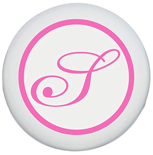 Presto Chango Pink Monogram Letter Drawer Knob Pulls