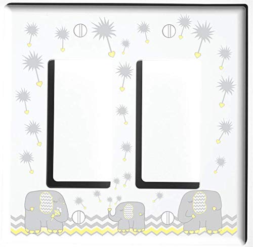 Dandelion Elephant Light Switch Cover Plates and Outlet Covers