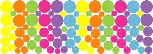 Pop Dots Multicolored / Dot Wall Decals / Stickers