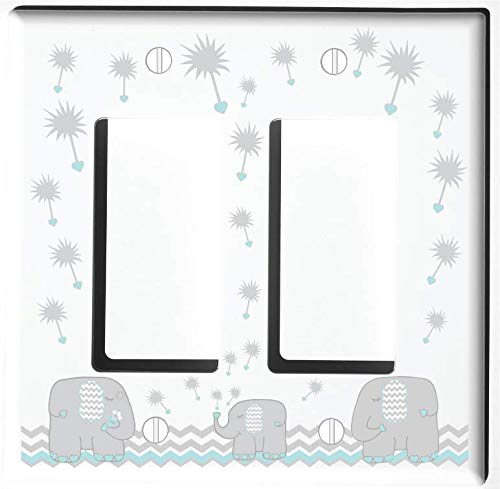 Dandelion Elephant Light Switch Cover Plates and Outlet Covers