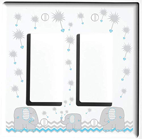 Dandelion Elephant Light Switch Cover Plates and Outlet Covers