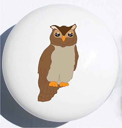 Single Woodland Forest Animal Ceramic Drawer Knobs Pulls Children's Nursery Decor