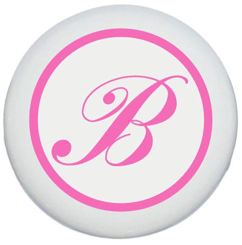 Presto Chango Pink Monogram Letter Drawer Knob Pulls