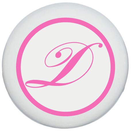 Presto Chango Pink Monogram Letter Drawer Knob Pulls
