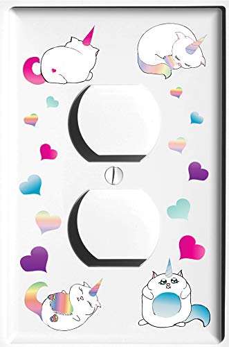 Caticorn Light Switch Cover Plates