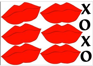 Hot Lip Wall Decals