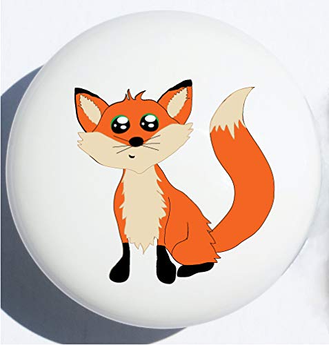 Single Woodland Forest Animal Ceramic Drawer Knobs Pulls Children's Nursery Decor
