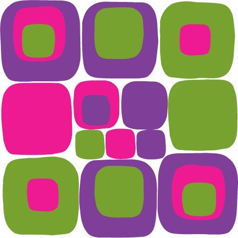 Modern Squares Wall Decals