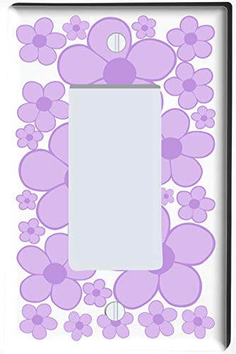 Daisy Flower Light Switch Cover Stickers Covers
