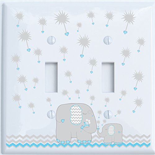Dandelion Elephant Light Switch Cover Plates and Outlet Covers