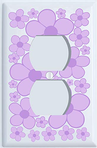 Daisy Flower Light Switch Cover Stickers Covers