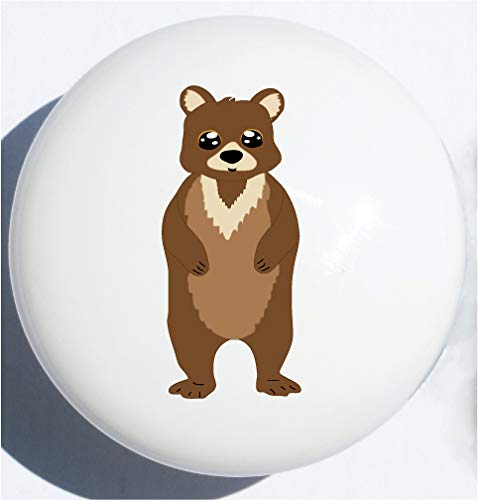 Single Woodland Forest Animal Ceramic Drawer Knobs Pulls Children's Nursery Decor