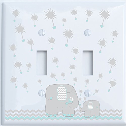 Dandelion Elephant Light Switch Cover Plates and Outlet Covers