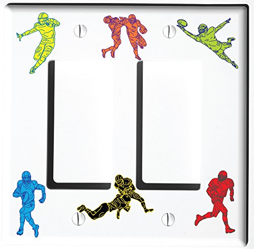 Football Light Switch Cover Stickers and Outlet Covers