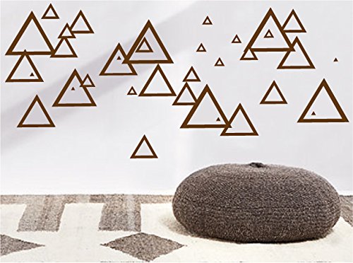 Retro Mod Triangle Wall Decals