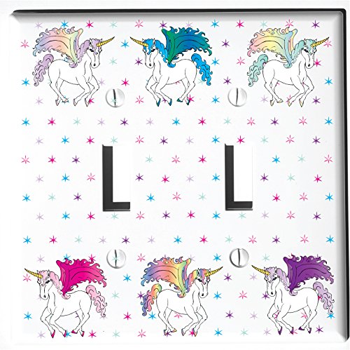 Unicorn Horse Light Switch Plate and Outlet Covers/Unicorn Pony Children's Room Decor