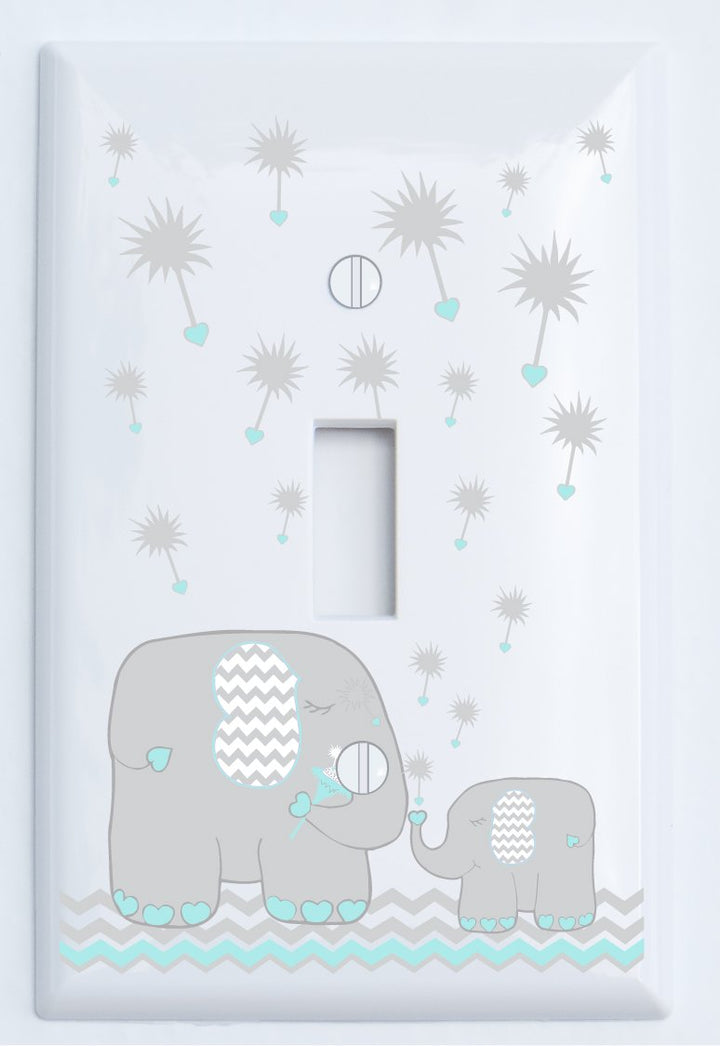 Dandelion Elephant Light Switch Cover Plates and Outlet Covers