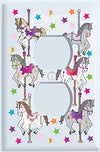 Carousel Horse Light Switch Plate and Outlet Covers for the Wall/Horse Pony Room Decor