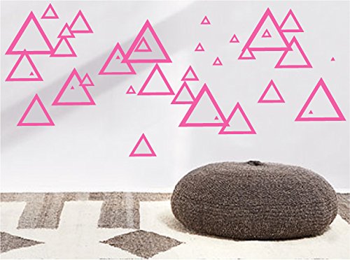 Retro Mod Triangle Wall Decals
