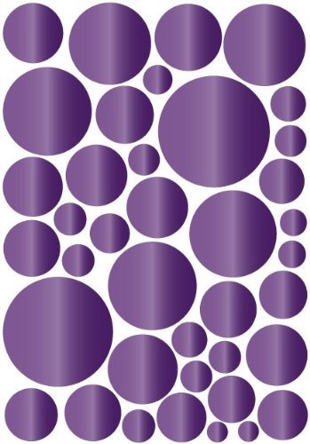 Purple Amethyst Dot Wall Stickers Decals