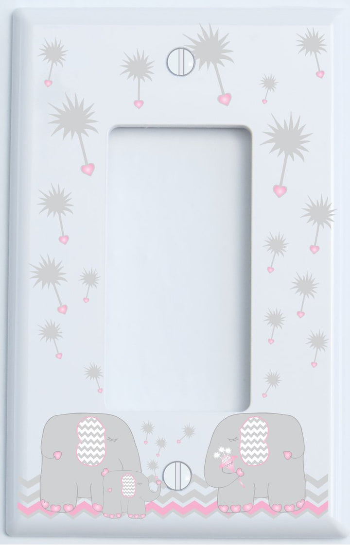 Dandelion Elephant Light Switch Cover Plates and Outlet Covers