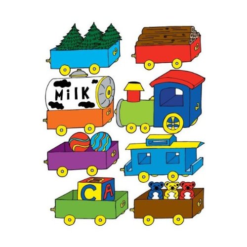 Train Wall Decals / Nursery Stickers