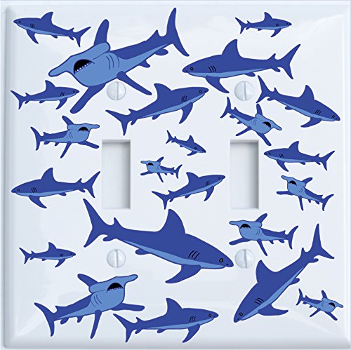 Shark Attack Light Switch Cover Plates and Outlet Covers
