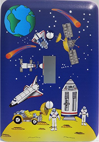 Outer Space Light Switch Cover Stickers