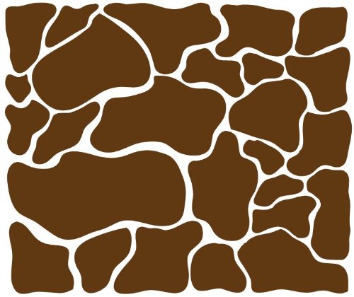 Brown Cow Print Wall Stickers Decals