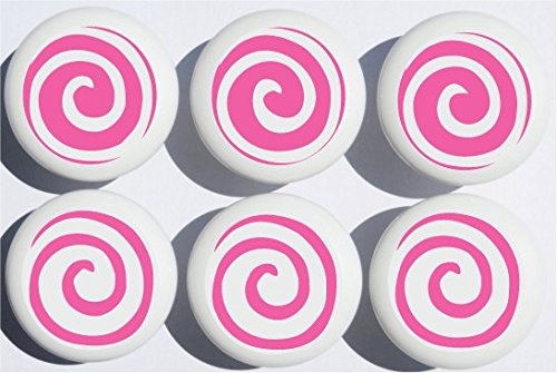 Swirly Polka Dot Drawer Pulls