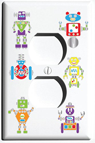 Robot Light Switch Cover Plate and Outlet Covers