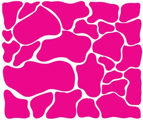 Hot Pink Cow Print Wall Stickers Decals