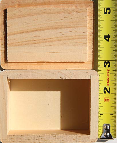 Vintage Plane Natural Wood Keepsake Collectible Box