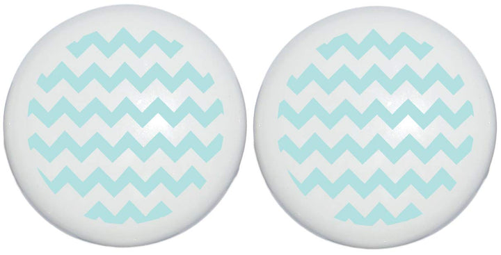 Chevron Print Drawer Pulls